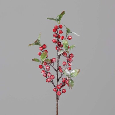 SBS Beeren Zweig mit Schnee und Glitzer
