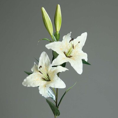SBS Künstliche Lilie mit 2 Blüten
