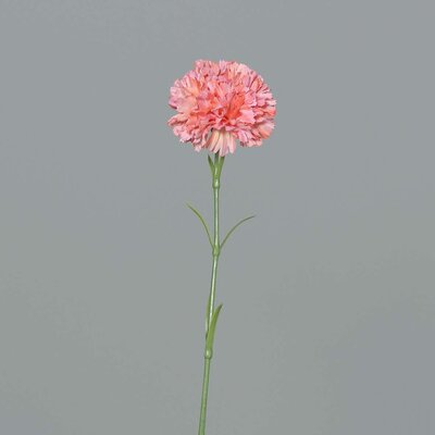 Künstliche Nelke mit einer Blüte Bild 3