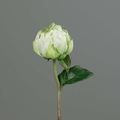 Künstliche Päonie Pfingstrose mit knospenartiger Blüte Bild 1