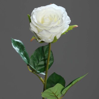 Künstliche Rose, halboffen Fresh Bild 2