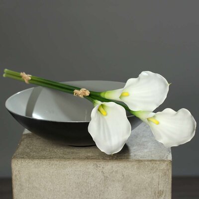 Künstlicher Calla Bund mit 3 Blüten Bild 2