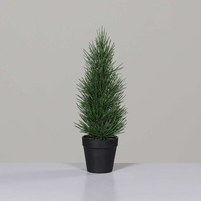 SBS Künstlicher Tannenbaum im Kunststoff Topf