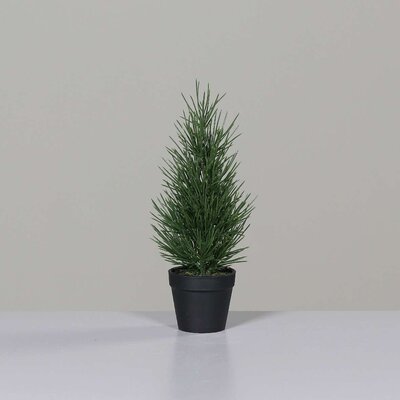 Künstlicher Tannenbaum im Kunststoff Topf Bild 2
