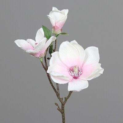 Magnolie mit 3 Blüten, künstlich Bild 1