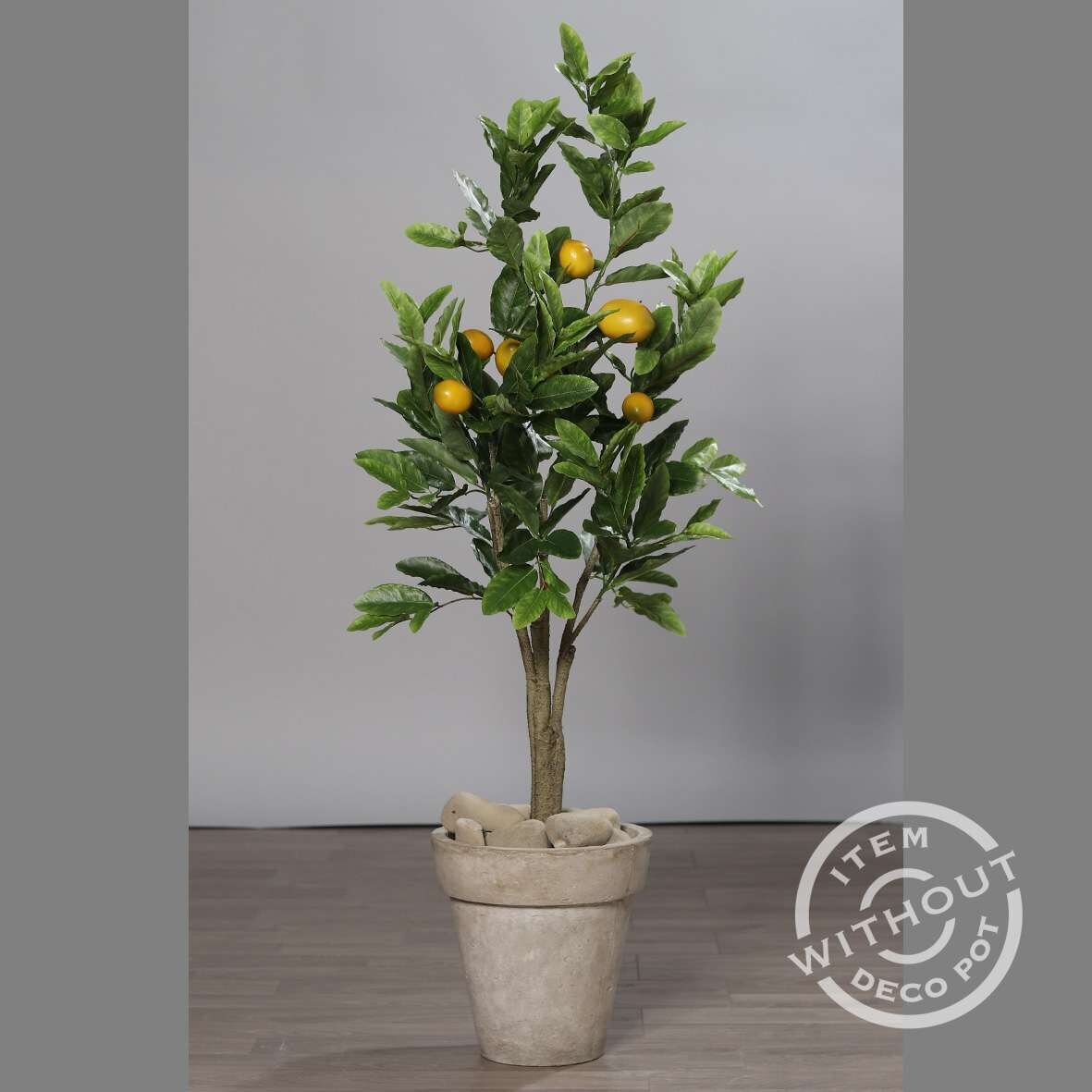 Künstlicher Zitronenbaum im Topf