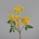 Hamamelis Zweig, künstlich 80 cm, gelb