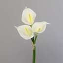 Künstlicher Calla Bund mit 3 Blüten 32 cm