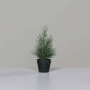 Künstlicher Tannenbaum im Kunststoff Topf 22 cm