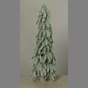 Künstlicher Tannenbaum mit Glitter im Topf 80 cm
